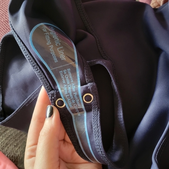 Good American Scuba Modern Square Neck Navy sizes 5 and 0 NWOT - Picture 6 of 7